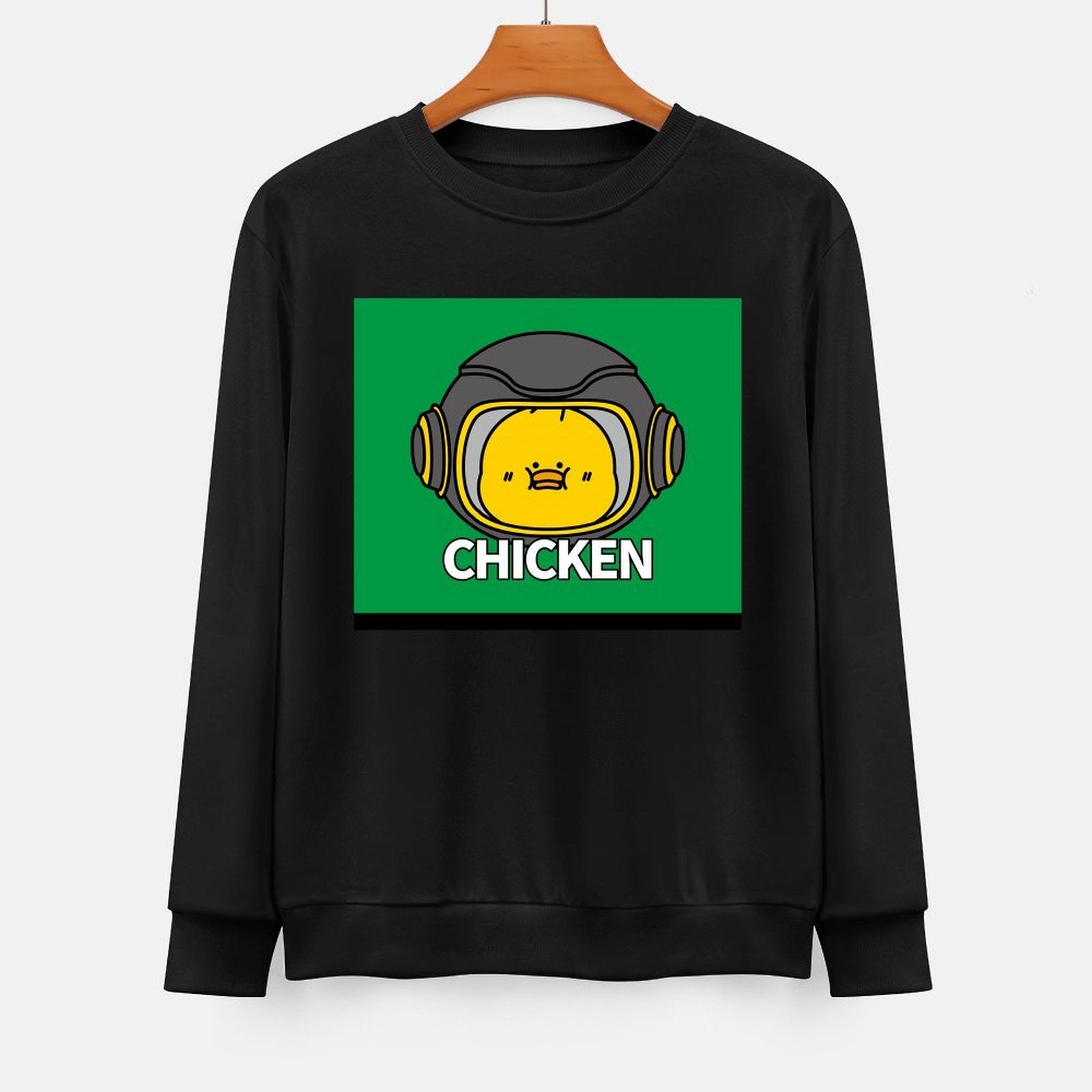 Front Patterned Long Sleeve Top Eco / Sustainable